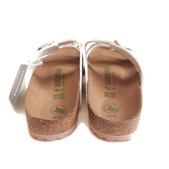 Birkenstock Sydney Vegan Birko-Flor Sandals Womens 7 EU 38 Paisley Light Rose - Picture 7 of 9